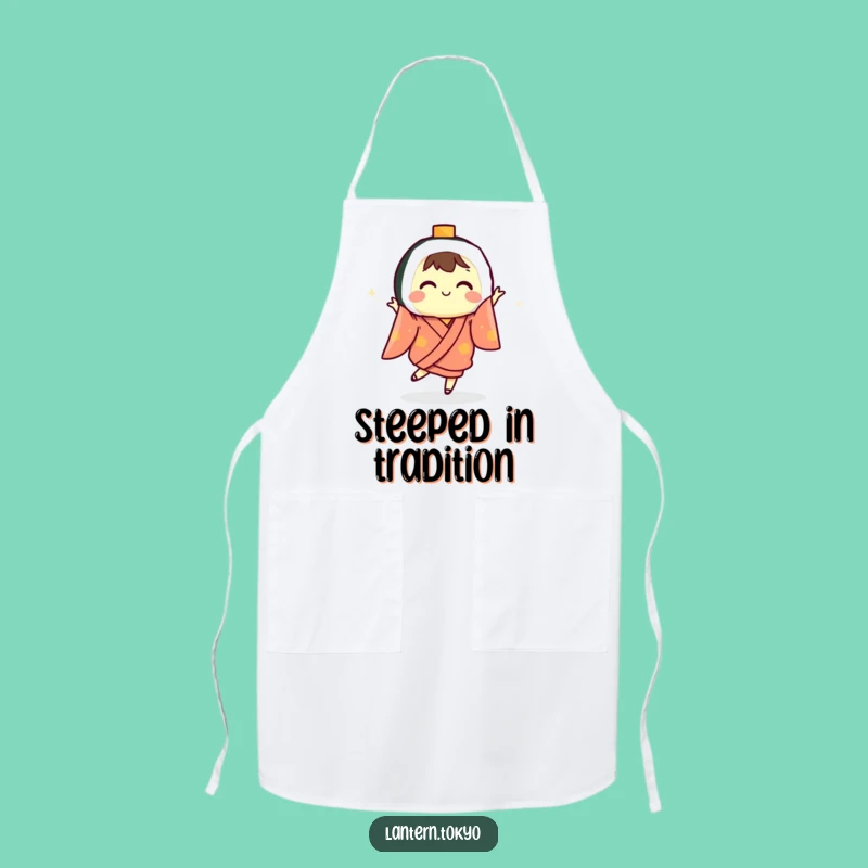 Funny Sushi Lantern Kimono Dance Apron: A Hilarious Gift for Kitchen Maestros