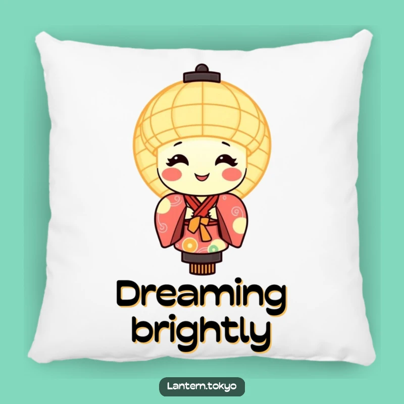 Funny Lantern Kimono Pillow: Cuddle Up With Glowing Comfort!