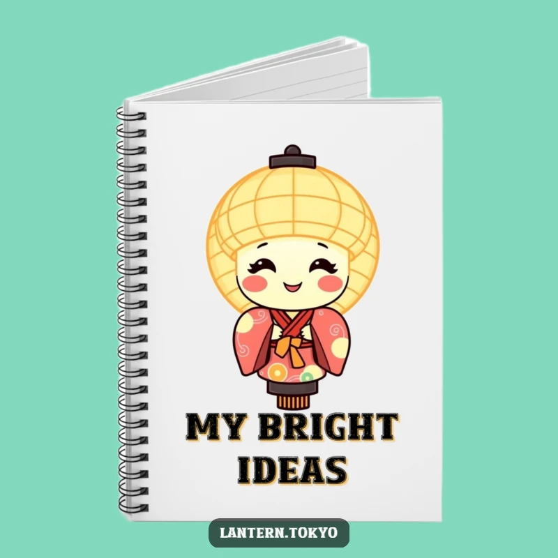 Funny Lantern Kimono Notebook: Jot Down Your Brightest Ideas!