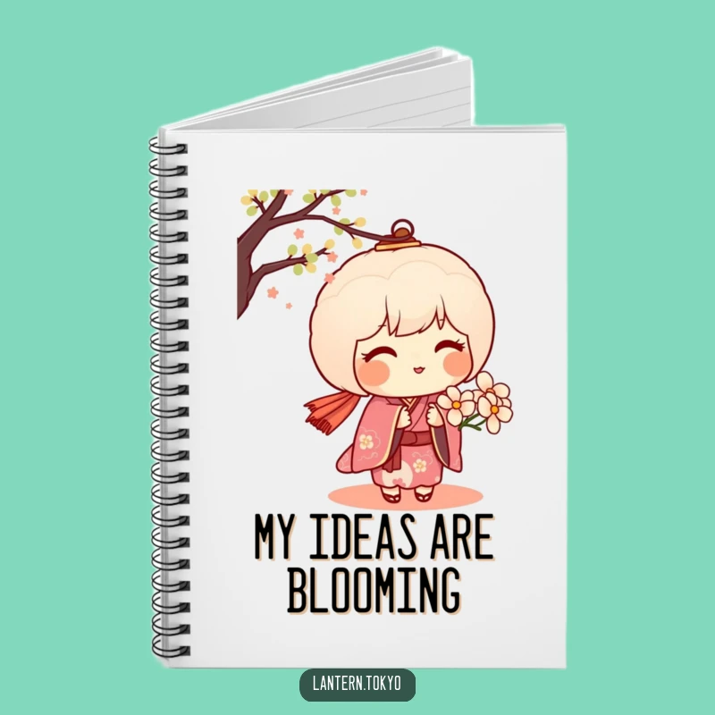 Sweet Dango Lantern Notebook - Journal Your Thoughts with Tender Flair!