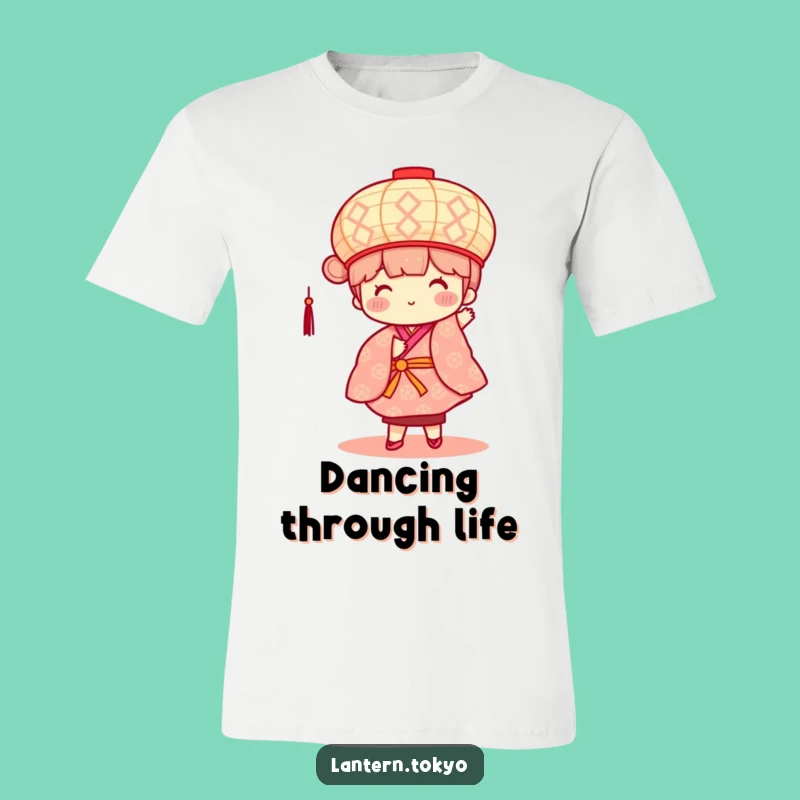 Funny Lantern Dance Tee: Wear Your Moves With Whimsical Style!