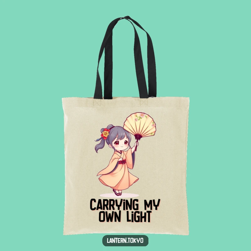 Elegant Lantern Kimono Tote Bag - Carry Art and Humor Everywhere!
