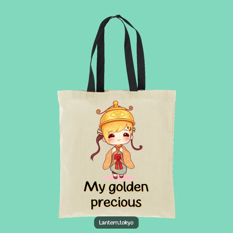 Funny Golden Lantern Tote Bag: Carry Elegance and Humor with a Gentle Sway!